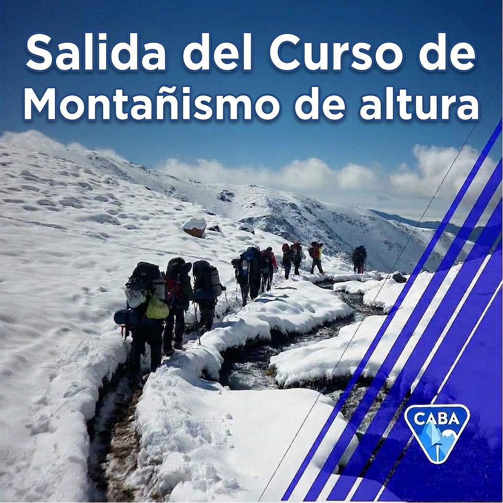 Salida curso Integral de Montañismo de Altura